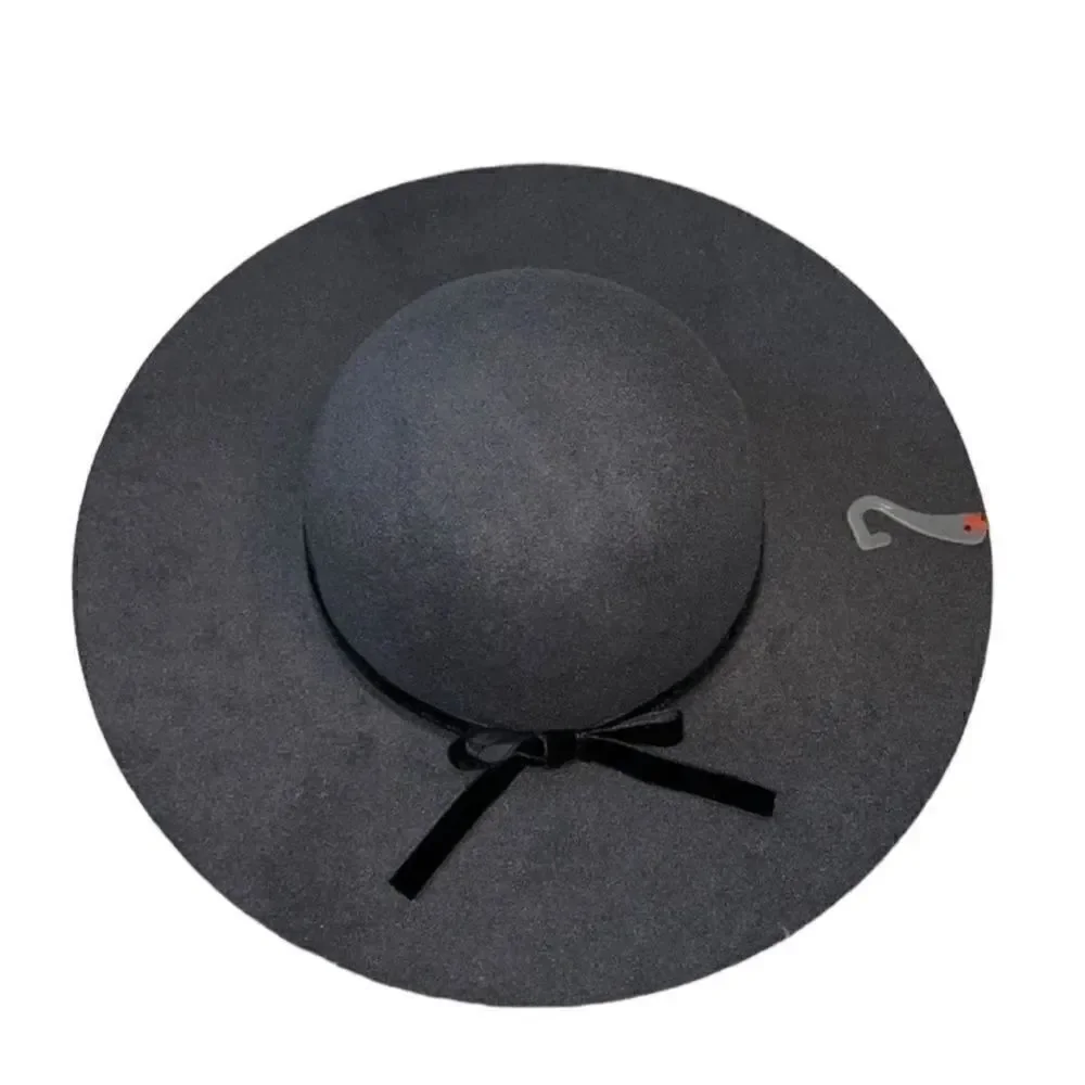 Cat & Jack Felt Floppy Gray Hat(Size 12-24M)